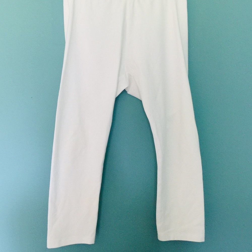 J. Jill White Pima Capri Leggings Size Small